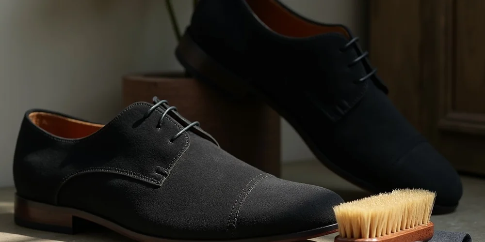 How Do I Fix Scuff Marks on Black or Faux Suede Shoes?